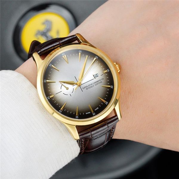 

Colorful Luxury watch 8217 automatic mechanical Mens Watches fashion designer wristwatches high quality leather strap multi-color