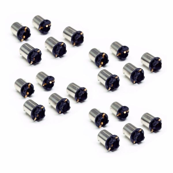 

pa led 20pcs x car motorcycle led t10 base bulb wedge ba15s 1156 bulb socket adapter connector