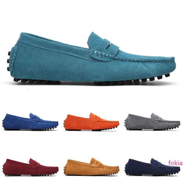 

non-brand designer loafers shoes slip-on men casual chaussures mens dress sneakers blue red black 38-47 item 45