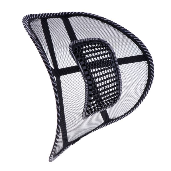 

breathable mesh lumbar support ice silk back brace seat waist pad
