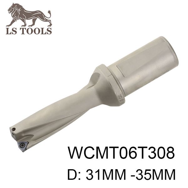 

wc stype u drill diamter 31mm-35mm cnc indexable u drill 2d/3d shank 32mm bits use wcmt06t308 inserts lathe cnc mechine