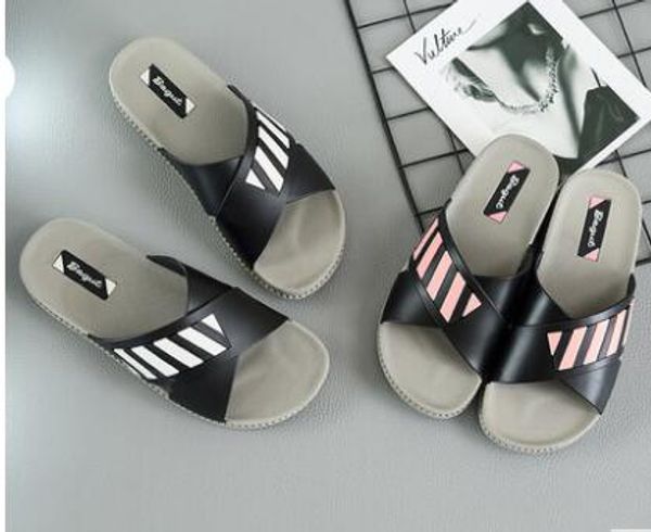 

2019 10 black blue lightweight men shoes solid color men big size classic slipper cs9