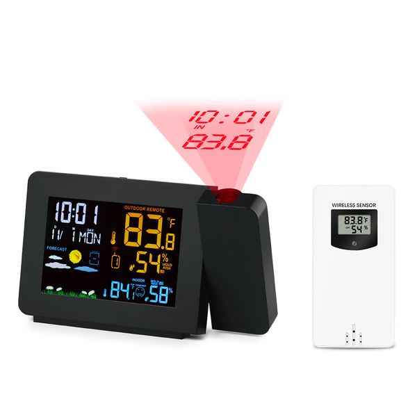 

weather forecast wireless alarm clock multi-function with cross-border radio wave function alarm clock home supplies