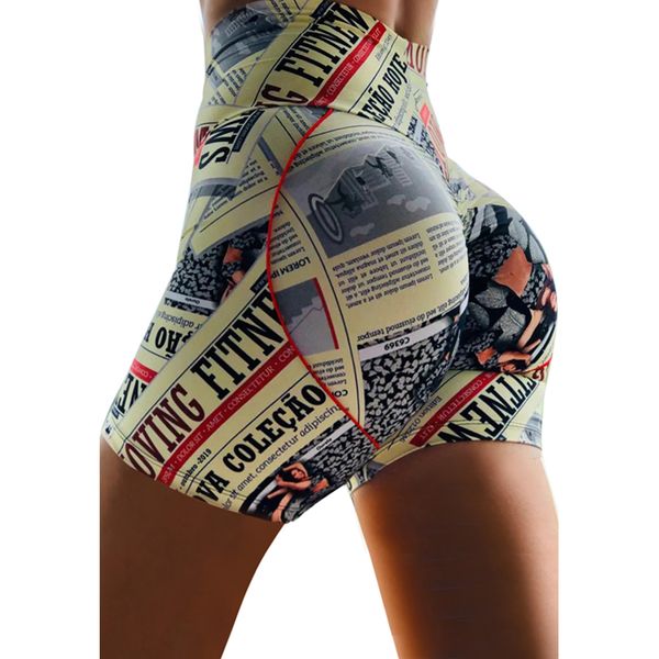 

high waist yoga shorts tie-dye seamless fitness gym yoga shorts short workout leggings short workout gym trousers, White;red