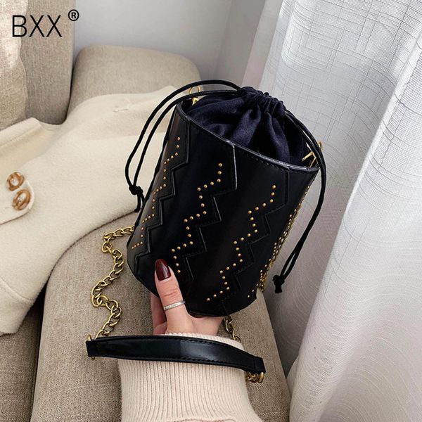 

bxx] pu leather quilted crossbody bags for women 2019 winter fashion chain shoulder messenger bag lady travel handbags hj790