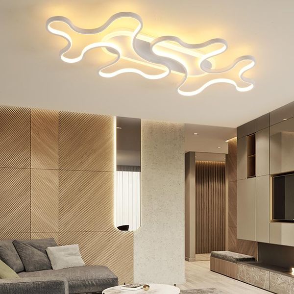 

modern led ceiling lights for living room bed room study room light led ceiling light white/black color modern ceiling lamp bedroom light