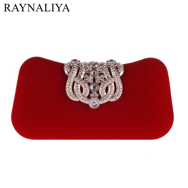 

brand women small shoulder bags glossy rhinestone evening purse mini party clutch handbag red minaudiere xst-a0023