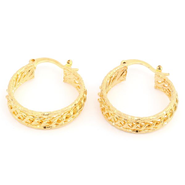 

fashion 24k gold plated scale rope twist gold plated big oval loop hoop earrings, Golden;silver