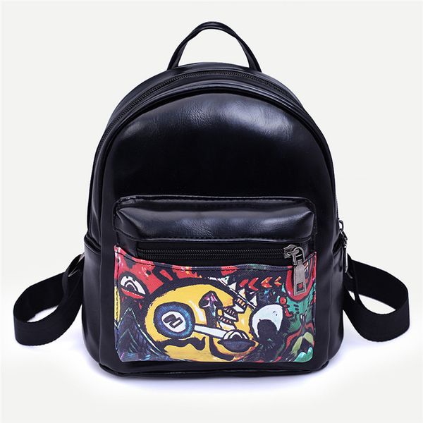 

women backpack fashion causal floral print backpack school book small girls boys travel bag mochila escolar