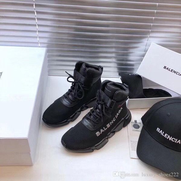 

size 34-45 with original box r luxury casual sneakers shoes, fashion platform speed lace-up sneakers