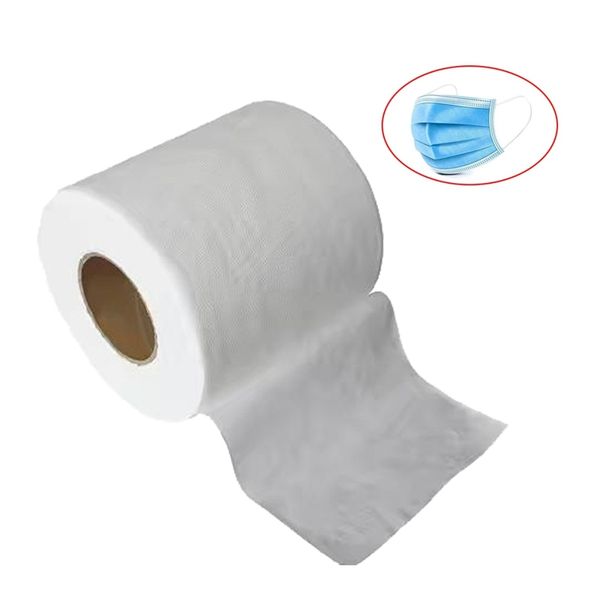 

20m melt-blown filter non-woven fabric diy disposable masks materials non woven fabric mask nonwoven wide 175mm make 200pcs mask