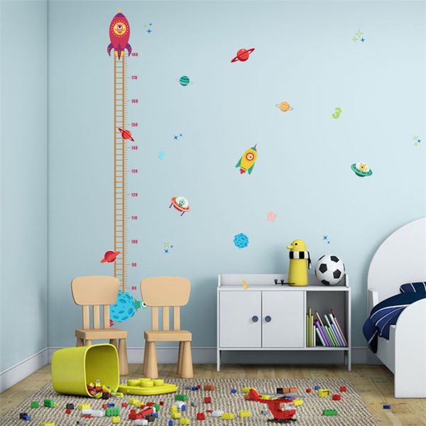 

princess girl monkey kid growth chart sticker self adhesive baby height measure decal car cartoon height gauge for children room