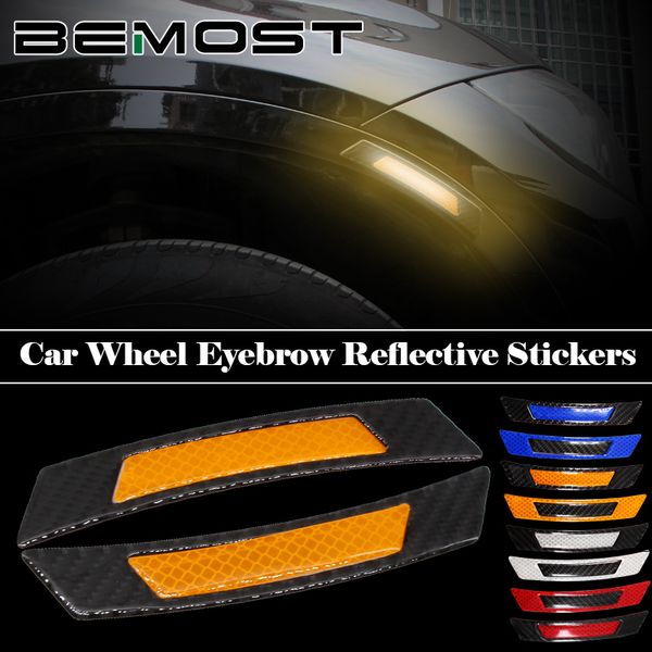 

bemost car styling reflective warning strip wheel rim protective stickers for spark orlando captiva aveo sail cruze