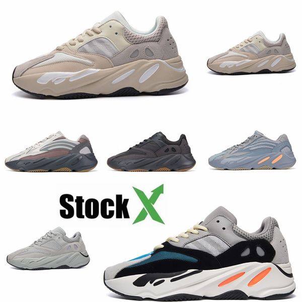 

utility black 700 kanye west geode static men running shoes vanta inertia runner wave solid grey women sports sneakers #dsk710