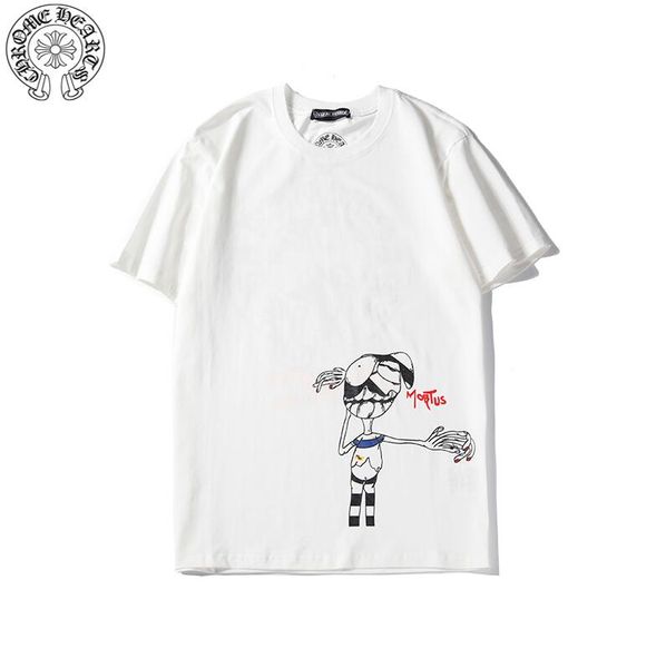 

new short sleeve women's cotton solid color ring stripe letter animal print casual shirt short sleeve sweater bear print--3, White