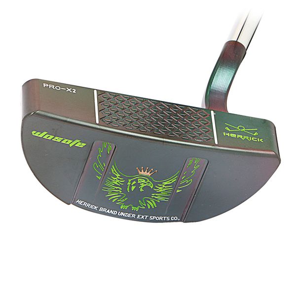 

golf clubs putter steel shaft men's right handed circular putter pvd black chromatic 2018 new