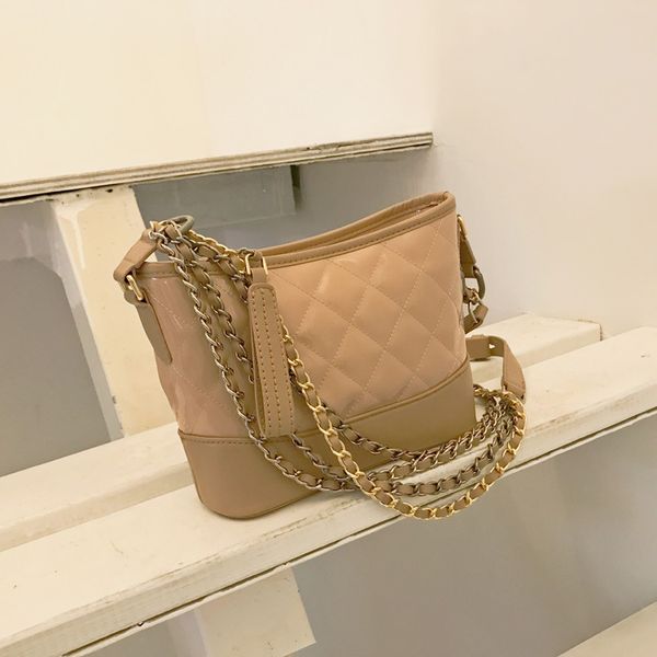 

classic style2020 famous fashion patent leather real cow leather shopping bag lattice pattern chain bag women shoulder crossbody bags jy05