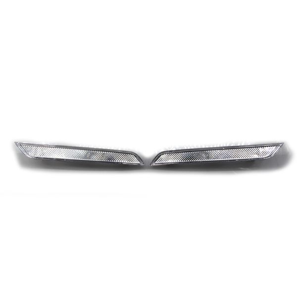 

pair for x6 e71 e72 2007-14 clear white side marker reflector light no bulb