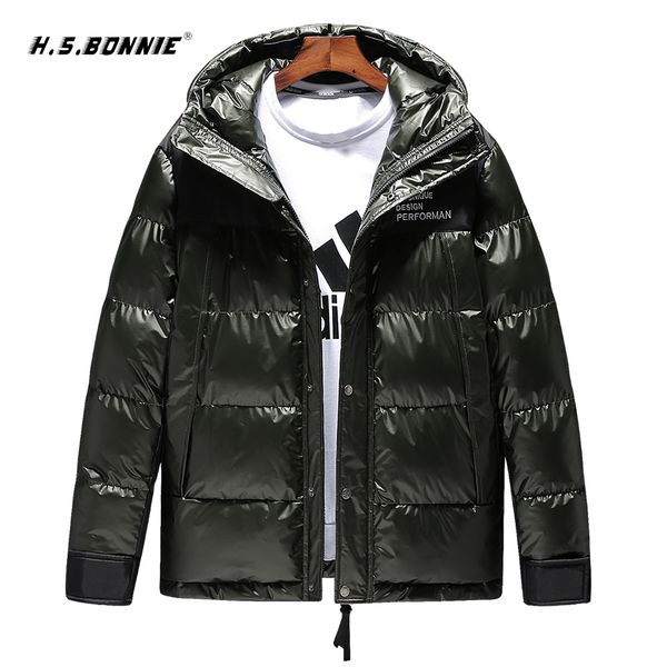 

children coat thick warm thermal jacket outdoor windproof casual male clothing with hooded boys winter coat and jacket, Black