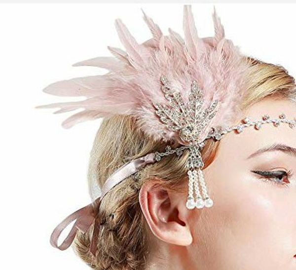 

europe handmade pearl bridal longer hair band headband bridal headpiece headdress wedding dress accessories bridal jewelry, Silver