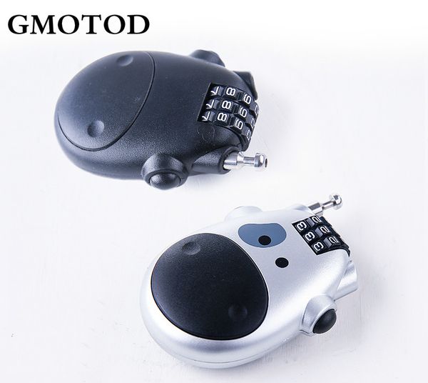 

gmotod motorcycle retractable helmet lock bike disc brake helmet bag anti-theft password lock