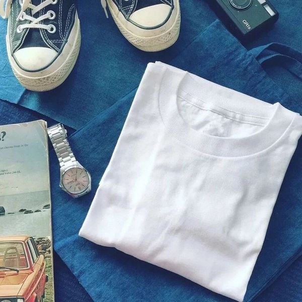 

special offer 180g four seasons base pure 2019 cotton cotton t-shirt summer men's and women's neutral style short sleeve t-shirt, White