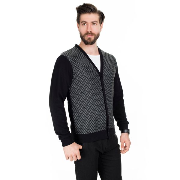 

buratti v collar button cardigan male cardigan 456213 k1, White;black