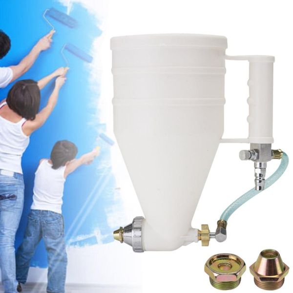 

new 3000cc external wall concrete sprayer cement mortar architectural coatings spray gu n hopper coating