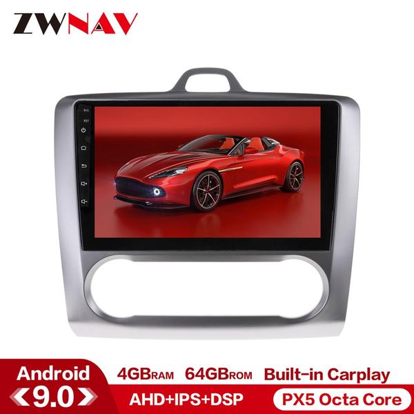 

map dsp carplay android 9.0 car stereo dvd player gps glonass navi for focus 2004-2011 video multimedia radio headunit car dvd