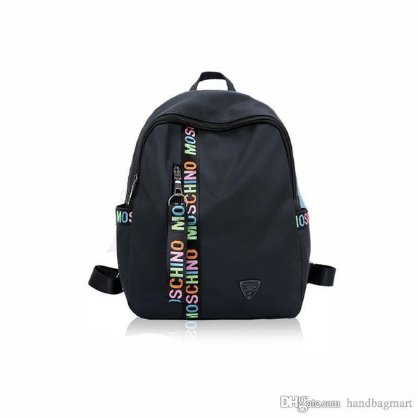 

новые моды дизайнер рюкзак женские рюкзаки для девочек-подростков с двойной молнии ткань оксфорд colleage сумки ladies путешествия рюкзак