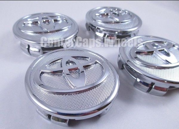 

Набор 2006-2018 Toyota Corolla, Yaris и Prius 57mm 2.25" Chrome Center Caps