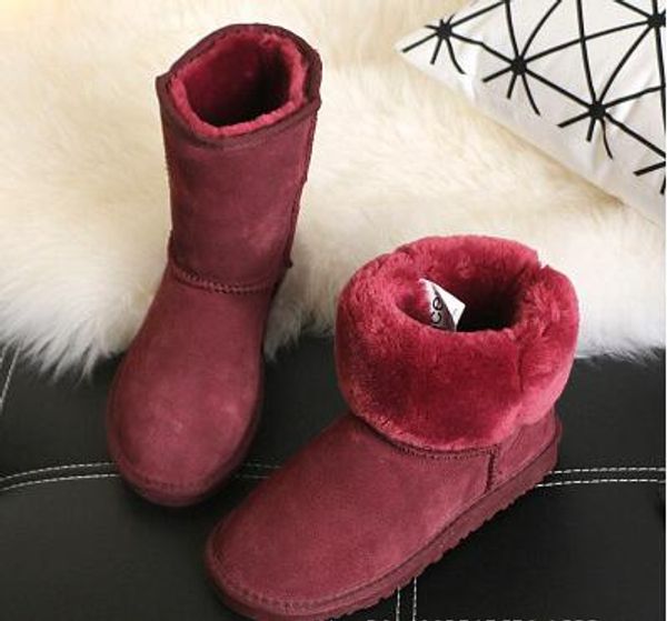 

2018 wgg women's classic tall boot womens boots boot snow boot winter boots leather boots us size us5--13, Black
