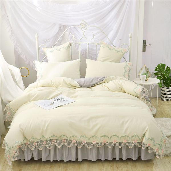 Lace Bedding Sets Full Queen King Duvet Cover Princess Girls Bed