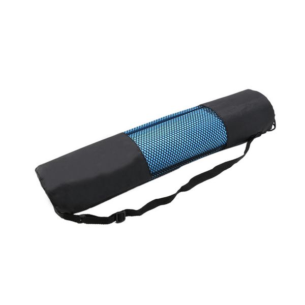 

66*22cm adjustable strap nylon yoga pilates mat carrier bag mesh center case