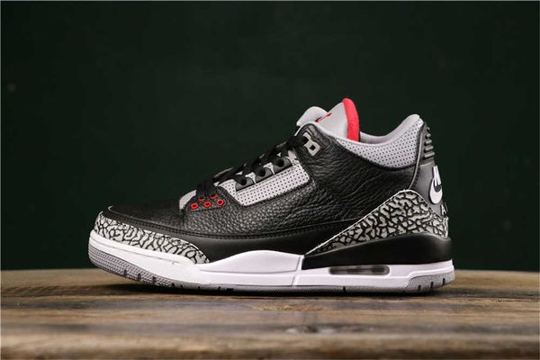 

air jordan retro basketball shoes 3 3s sneakers men man black cement wolf grey fire red black cat katrina infrared sport shoes