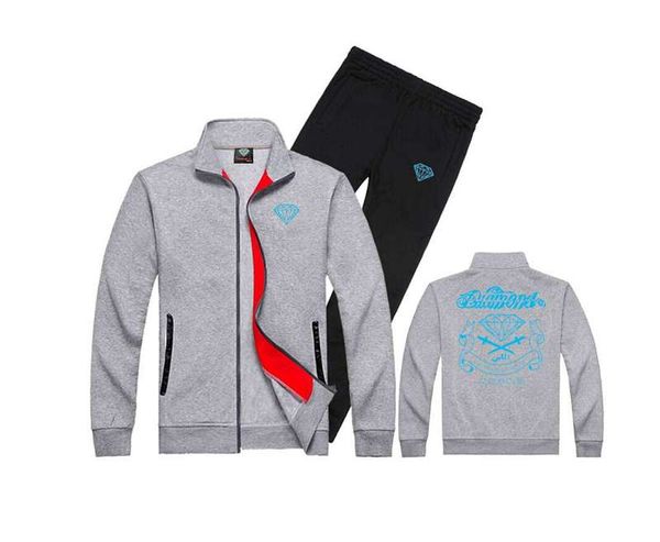 

547m s-5xl tracksuits men's baseball sports suit sweatshirts patchwork sleeve men hoodies stand collar male outwear sweat suit (s-5xl, Gray