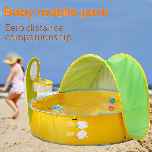 

baby pool children's tent beach tents for toy game house automatic speed open with uv protection sun shelters tents ultralight