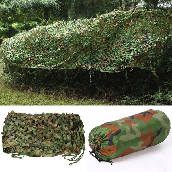 

3x1.5m camouflage sun protective outdoor full car auto cover woodland green desert hunting camping jungle leaves camo net