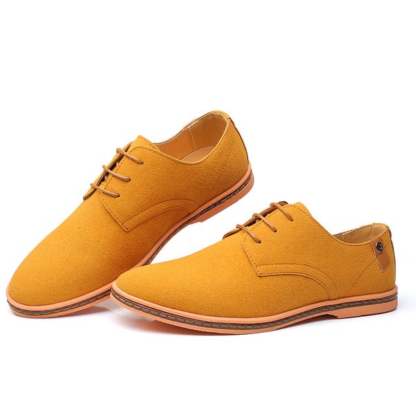 

vesonal brand suede leather men shoes spring 2019 oxford casual classic sneakers for male comfortable footwear big size 38-46, Black