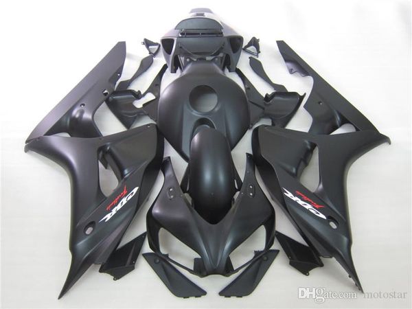 Das meistverkaufte Verkleidungsset aus Spritzguss für HONDA CBR1000RR 06 07 mattschwarze Verkleidungen CBR1000RR 2006 2007 OT15