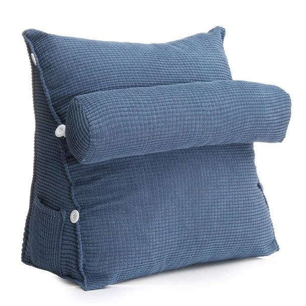 Triangle Sofa Cushion Back Pillow Bed Backrest Office Chair Pillow