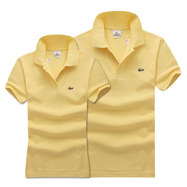

couple lacostes luxury designer t shirt high end brand printing fashion polo shirt crocodile logo cotton color team couple pullover new, White;black