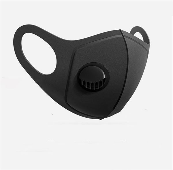 

dhl ship2020 portable single sponge face black mouth mask reusable fato protect fafrom air pollution egfw