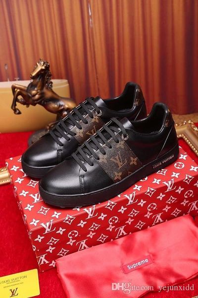 

top роскошных дизайнеров мужских туфель новые моды роскошных женщины сапоги долг подошвы кожа тяжелых удобный дышащий отдых с коробкой, Black