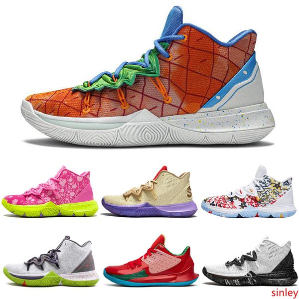 

kyrie 5 men basketball shoes tv pe 20th anniversary irving 5s keep sue fresh i love you mom fashion mens trainers sports sneakers