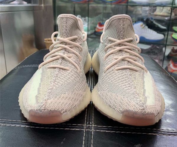 

kanye west shoes cloud white citrin reflective moonlight ice blue yellow running sports 3m black white for men women sneakers with og box
