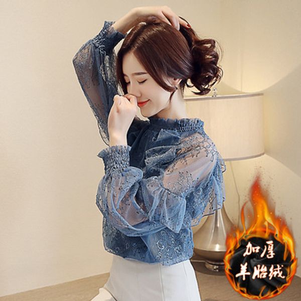 

women's blouses & shirts increase down lace rendering unlined upper garment suit-dress dress trend western style within build long slee, White
