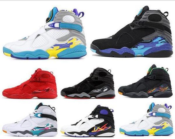 

new 8 valentines day 8s south beach reflective bugs bunny white aqua playoff chrome countdown pack basketball shoes mens sneakers with box