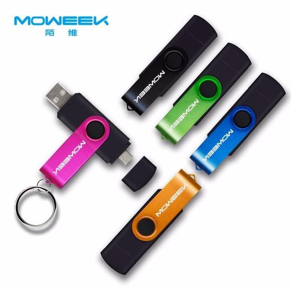 

hoping moweek multifunctional usb flash drive 128gb 64gb cle usb stick 32gb pendrive 16gb 8gb 4gb usb 2.0 memory stick for android