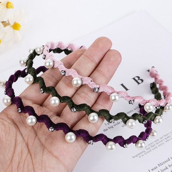 

классическая волна оголовье hairband тонкого край черных полос волос алиса диапазон cerchietto aliceband стиль new hair 2019 qmmkp, Black;brown